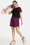 Rosaline Flex Fit Easy Movement Shorts - Plum Caspia — thumbnail 4